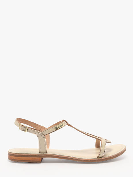 Nu-pieds Hamatrio En Cuir Les tropeziennes Beige accessoires HAMATRIO