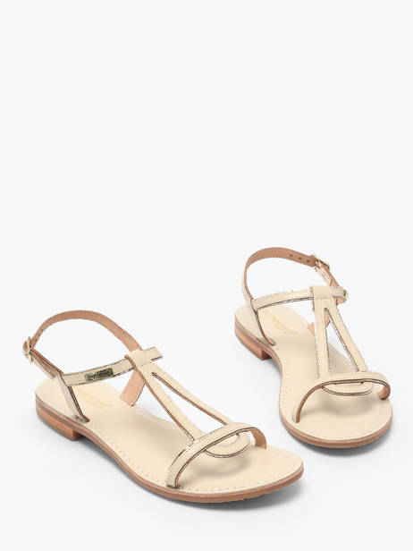 Nu-pieds Hamatrio En Cuir Les tropeziennes Beige accessoires HAMATRIO vue secondaire 1
