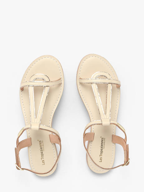 Nu-pieds Hamatrio En Cuir Les tropeziennes Beige accessoires HAMATRIO vue secondaire 3