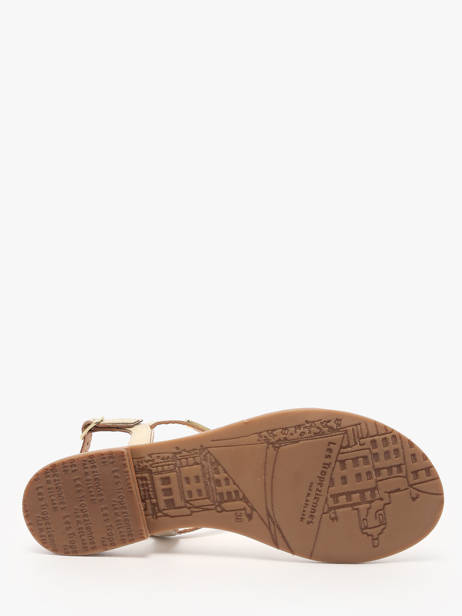 Nu-pieds Hamatrio En Cuir Les tropeziennes Beige accessoires HAMATRIO vue secondaire 4