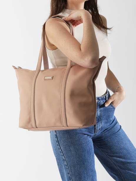 Shoulder Bag Tara Nylon Hexagona Pink tara 8120166 other view 1