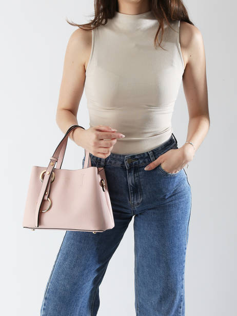 Satchel Grained Miniprix Pink grained R1710 other view 1