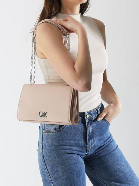 Crossbody Bag Ck Chain Recycled Polyester Calvin klein jeans Pink ck chain K612810 other view 1