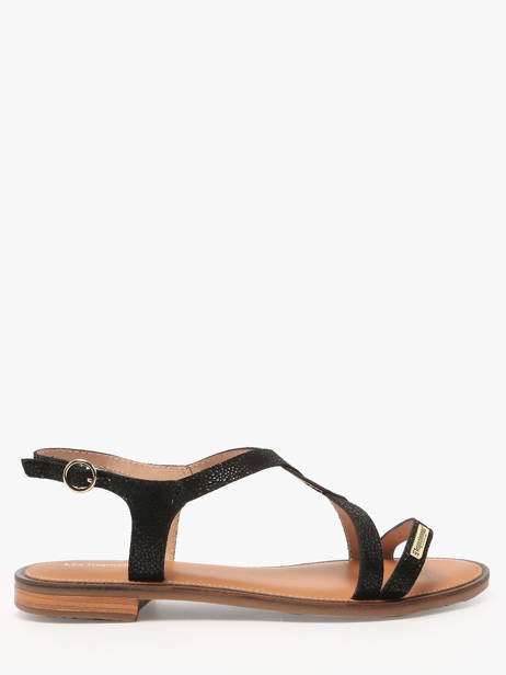 Flip Flops Hastral In Leather Les tropeziennes Black accessoires HASTRAL