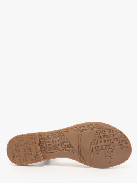 Flip Flops Hastral In Leather Les tropeziennes Black accessoires HASTRAL other view 4