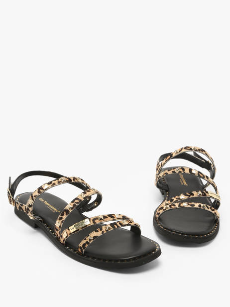 Sandals Corabel Leo In Leather Les tropeziennes Gold accessoires CORABEL other view 1