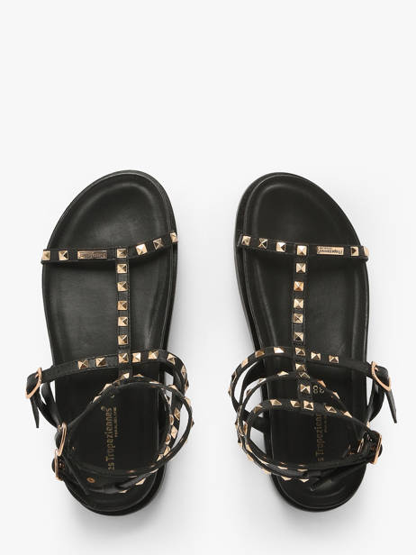 Sandals Choudali In Leather Les tropeziennes Black accessoires CHOUDALI other view 3