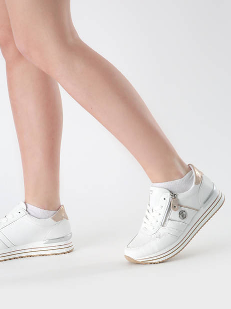 Sneakers In Leather Remonte White accessoires 81 other view 1