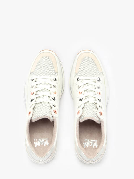 Sneakers Viroum In Leather Mam'zelle White accessoires CSIJK67 other view 4