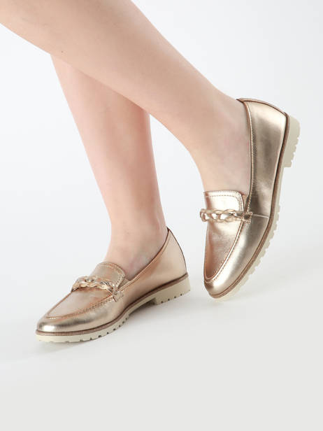 Mocassins En Cuir Tamaris Marron accessoires 42 vue secondaire 1