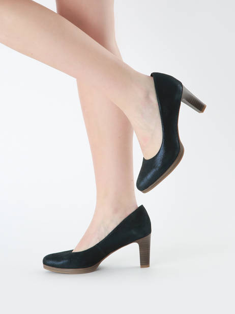 Pumps In Leather Tamaris Blue accessoires 41 other view 1