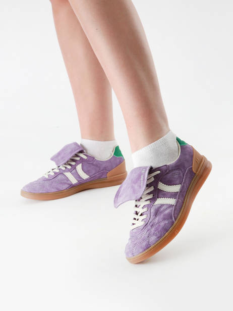 Sneakers Becks X En Cuir Coolway Violet accessoires 7603185 vue secondaire 1