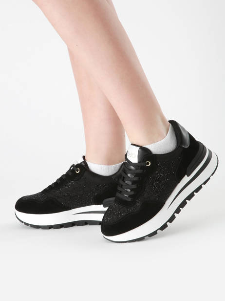 Sneakers Amazing 20 In Leather Liu jo Black accessoires BA5043PX other view 1