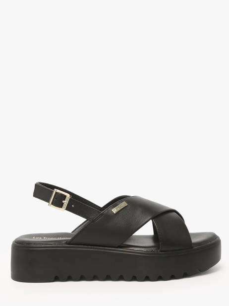 Sandals Dorine In Leather Les tropeziennes Black accessoires DORINE