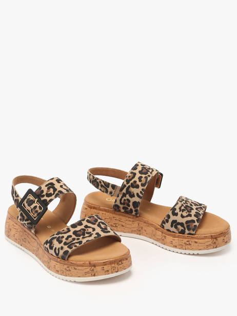 Sandals In Leather Gabor Beige accessoires 90 other view 1