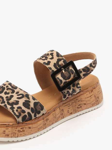 Sandals In Leather Gabor Beige accessoires 90 other view 2