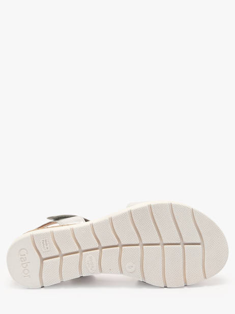 Sandals In Leather Gabor Silver accessoires 10 other view 4