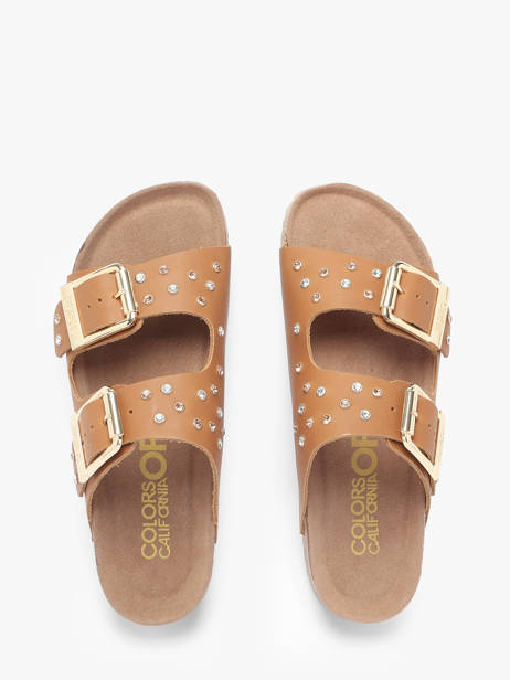 Slippers Fusbett Colors of california Brown accessoires HCBIO501 other view 3