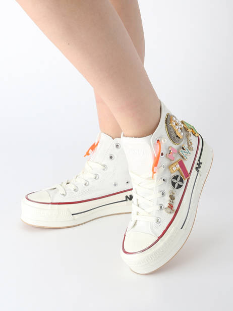 Sneakers Nan-ku couture Blanc accessoires 15A2 vue secondaire 1