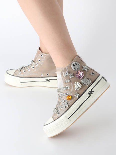 Sneakers Nan-ku couture Beige accessoires 14A3 vue secondaire 1