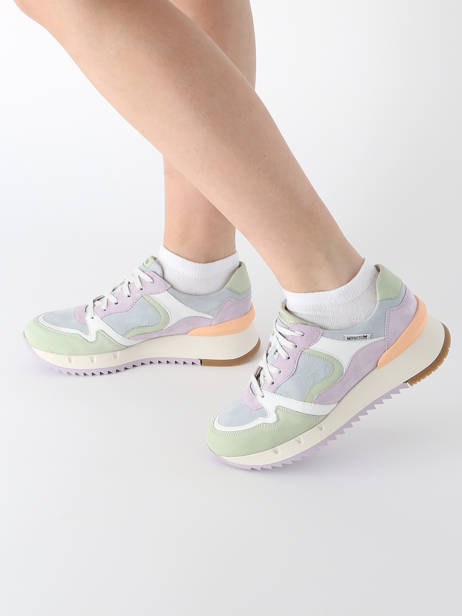 Sneakers Angie In Leather Mephisto Multicolor accessoires P5147162 other view 1