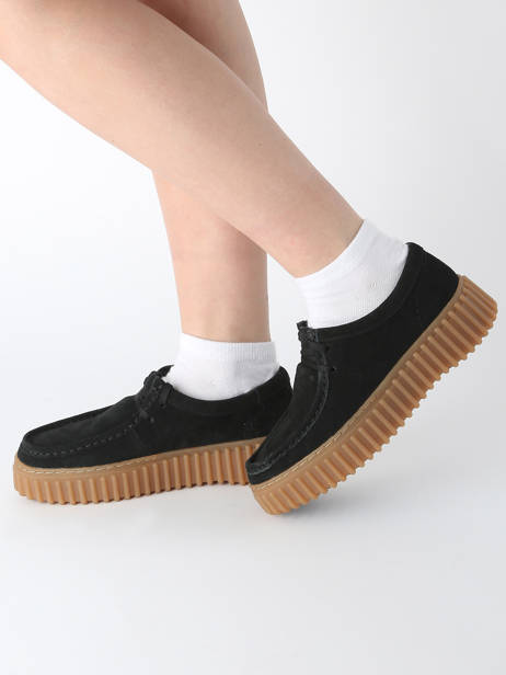 Chaussures Derbies Torhill Bee Clarks Noir accessoires 26172044 vue secondaire 1