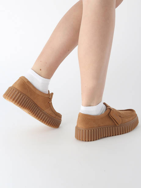 Chaussures Derbies Torhill Bee Clarks Beige accessoires 26172084 vue secondaire 1