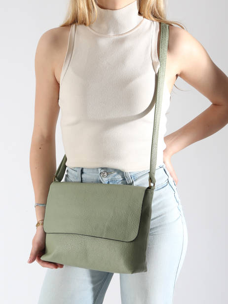 Soft Crossbody Bag Miniprix Green soft MD5234 other view 1