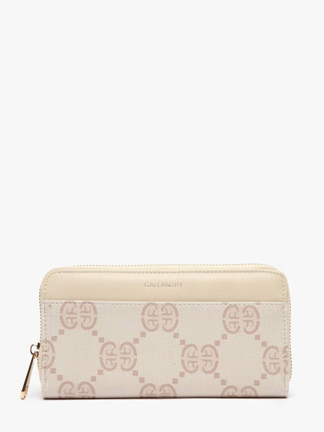 Wallet Miniprix Beige signed L9116422