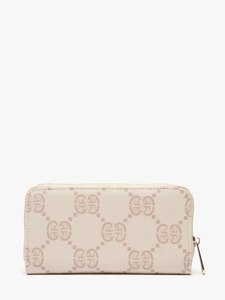 Wallet Miniprix Beige signed L9116422 other view 2