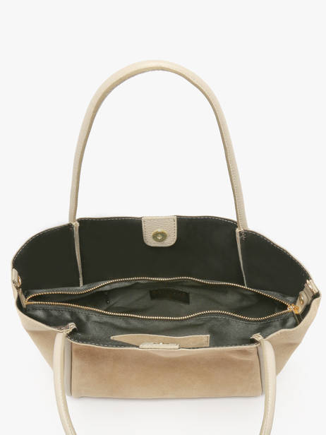 Shoulder Bag Velvet Caviar Leather Milano Beige velvet caviar VC24021 other view 3