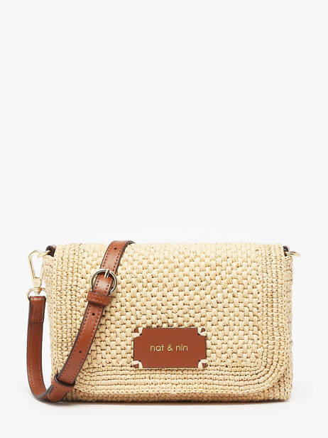 Shoulder Bag Raphia Raphia Nat et nin Beige raphia RA