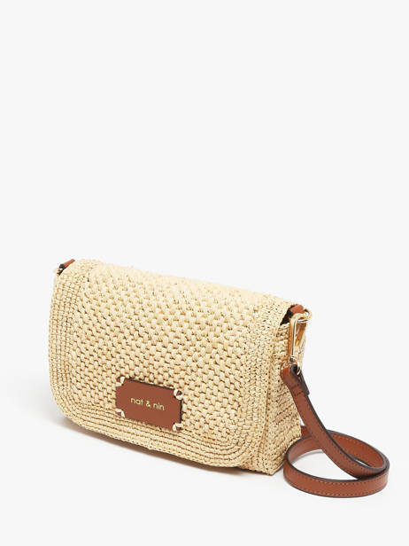 Shoulder Bag Raphia Raphia Nat et nin Beige raphia RA other view 2