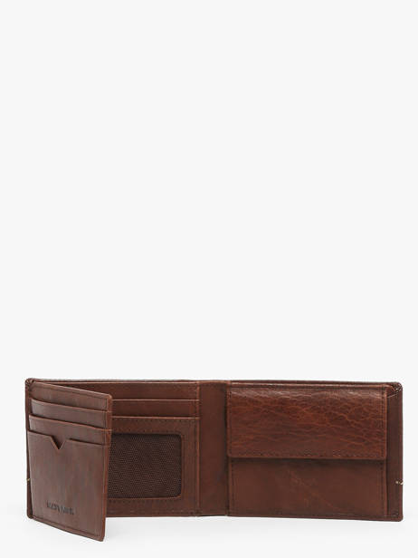 Wallet With Coin Purse Leather Maverick Brown rough gear MAVRG002 other view 1