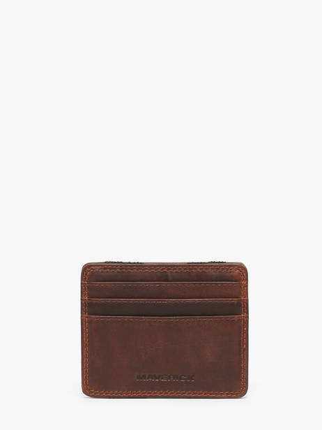 Wallet Leather Maverick Brown the original MAVTO050