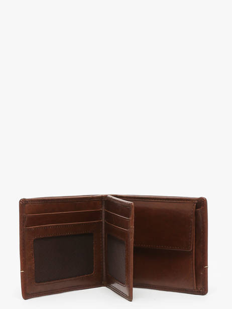 Wallet With Coin Purse Leather Maverick Brown rough gear MAVRG004 other view 1
