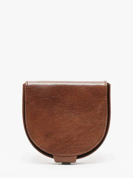 Coin Purse Leather Maverick Brown rough gear MAVRG057 other view 2