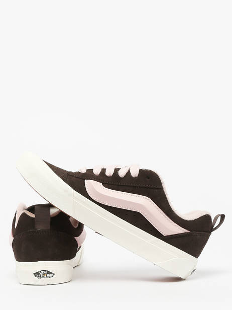 Sneakers Knu Skool In Leather Vans Brown accessoires D75O3N other view 3