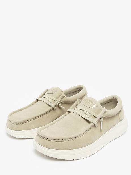 Moccasins Wally Comf Suede Hey dude Green men 41975 other view 2