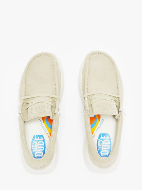 Moccasins Wally Comf Suede Hey dude Green men 41975 other view 4