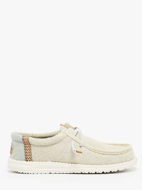 Moccasins Wally Jute Hey dude Beige men 43085