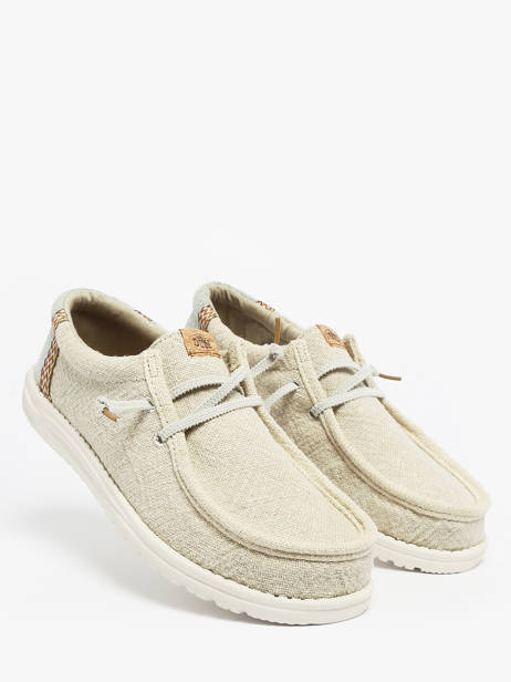 Moccasins Wally Jute Hey dude Beige men 43085 other view 2