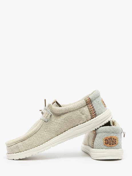 Moccasins Wally Jute Hey dude Beige men 43085 other view 3