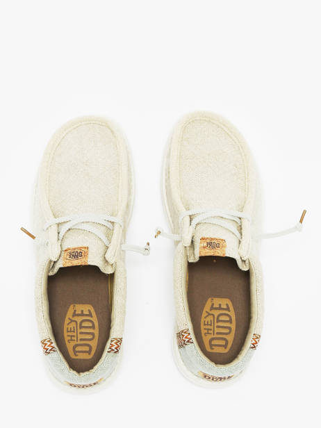 Moccasins Wally Jute Hey dude Beige men 43085 other view 4
