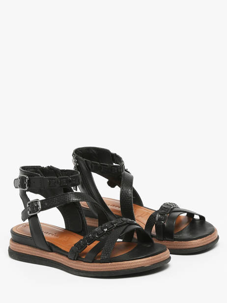 Sandals In Leather Tamaris Black accessoires 44 other view 1