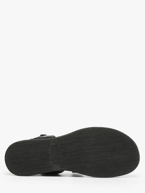 Sandals In Leather Tamaris Black accessoires 44 other view 4
