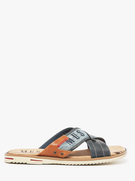 Slippers Mustang Blue men 4152705