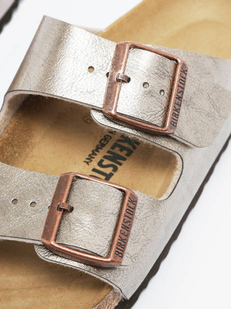 Mules Arizona Birkenstock Beige accessoires 1029439 vue secondaire 2