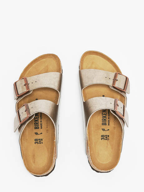 Mules Arizona Birkenstock Beige accessoires 1029439 vue secondaire 3