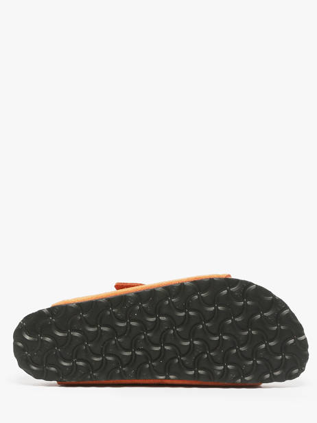 Mules Arizona Rivet En Cuir Birkenstock Orange accessoires 1029513 vue secondaire 4